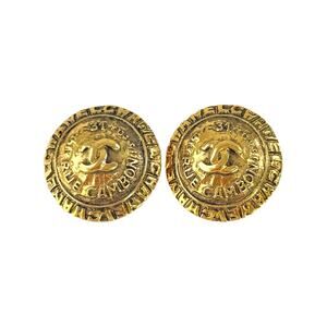Chanel Vintage CC Earrings